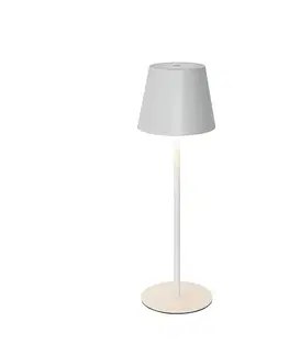 Lampy Stolná lampa biela vrátane stmievateľnej a nabíjateľnej LED IP54 - Murdock