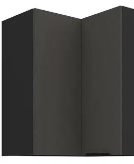 Kuchynské skrinky visiace Kuchynská skrinka Aria-Gr/Bl Anti Fingerprint 60x60 Gn-72 2f (90°)