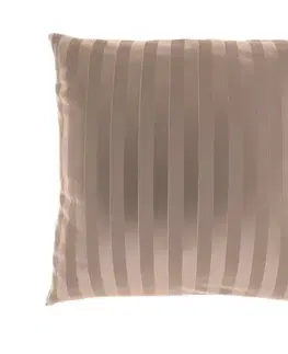 Obliečky Kvalitex Obliečka na vankúšik Stripe béžová, 40 x 40 cm