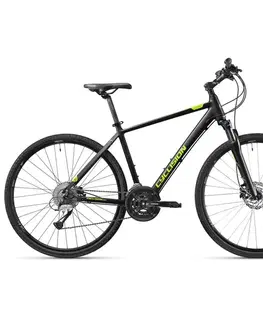 Bicykle Pánsky crossový bicykel Cyclision Zodin 3 MK-II 28" Midnight Lime - M/S (17", 150-170 cm)