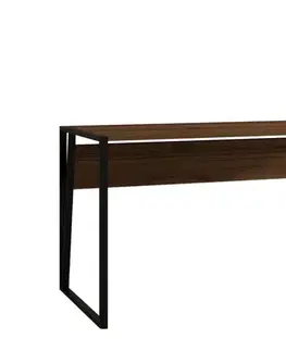 Písacie stoly Písací stôl Kemer - Walnut