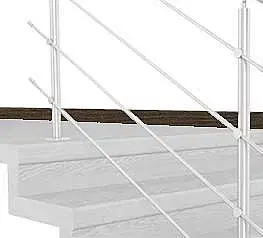 Bočnice Bočnice TOPSTEP Flex Orech tmavý 1800 × 80 × 17 mm
