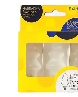 Žiarovky  SADA 3 x Náhradná žiarovka TREE E10/20V/0,1A biela 164600.B