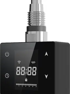 Radiátory do kúpeľne MEXEN - FA-F vykurovacia tyč s Wi-fi, 300 W, čierna W953-0300-70