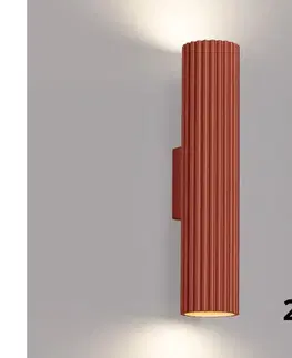 Svietidlá BRILAGI - LED nástenné svietidlo CRESTO 2xGU10/10W/230V 30 cm červené BR.1634