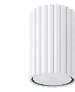 Svietidlá  SL.1530 - Bodové svietidlo KARBON 1xGU10/10W/230V 10 cm biela SL.1530