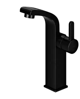 Kúpeľňové batérie OMNIRES - DARLING umývadlová batéria vysoká, 24 cm, čierny polomat DA5012BL