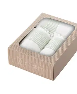 Uteráky Súprava uterákov Trevor 3ks biela zelená