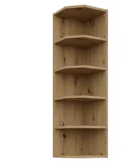 Kuchynské dolné skrinky KONDELA Frisbo / Arsany 30 G-108 ZAK BB horná rohová kuchynská skrinka dub artisan
