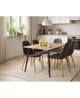 Konferenčné stolíky Jedálenský stôl VIBE 120, prírodný dub