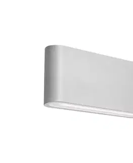 Svietidlá LED2 - LED Vonkajšie nástenné svietidlo FLAT 2xLED/5W/230V IP65 LED2 5234851