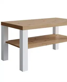 Konferenčné stolíky v podkrovnom štýle Konferenčný Stolík Olaf XII Artisan/Biely
