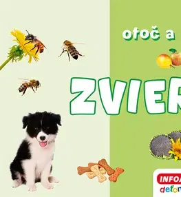 Leporelá, krabičky, puzzle knihy Otoč a nájdi - Zvieratá (SK vydanie)