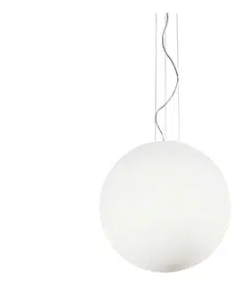 Svietidlá Ideal Lux - Luster na lanku 1xE27/60W/230V biela