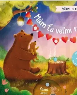 Leporelá, krabičky, puzzle knihy Fúkni a rozsvieť - Mám ťa veľmi rád!