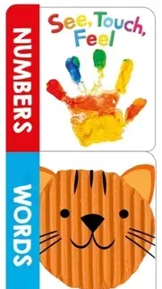 Leporelá, krabičky, puzzle knihy See, Touch, Feel Words, Numbers, Colours (Chunky Set) - Priddy Books