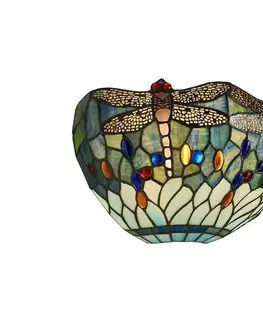Svietidlá Endon 64102 - Nástenné svietidlo Tiffany DRAGONFLY 1xE14/40W/230V 64102