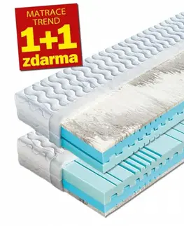 Matrace 1+1 Matrac 1+1 zadarmo zo studenej peny PANTERA Dřevočal