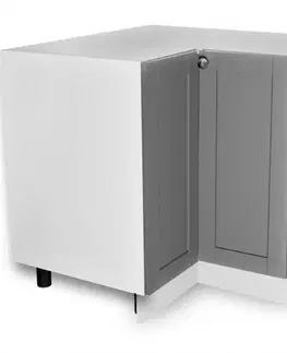 Kuchynské skrinky stojace Kuchynská skrinka Linea D90N grey