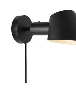Svietidlá DFTP by Nordlux - Nástenné svietidlo STAY 1xE27/60W/230V čierne 2220381003