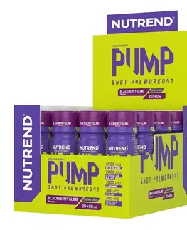 Tekuté pumpy Pump Shot - Nutrend 20 x 60 ml. Rainbow