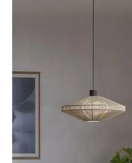 Svietidlá Eglo 43999 - Závesné svietidlo MIDSUMMER na lanku 1xE27/40W/230V, krémové 43999