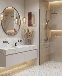 Sprchové dvere REA/S - Sprchová zástena Flexi Transparent / Titan 80 KPL-K99467