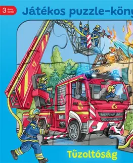 Leporelá, krabičky, puzzle knihy Játékos puzzle-könyvem: Tűzoltóság - Steffi Korda
