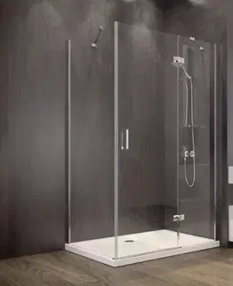 Sprchovacie kúty BESCO - Obdĺžnikový sprchovací kút VIVA 195O - Rozmer A - 120, Rozmer B - 80, Smer zatváranie - Ľavé (SX) BCVIV8012L
