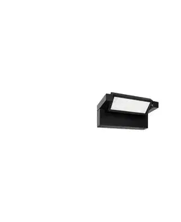 LED osvetlenie  LED Vonkajšie nástenné svietidlo LED/20W/230V 3000/4000/6500K IP54 čierna COREO LED 20W CCT