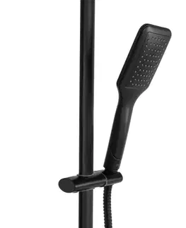 Kúpeľňové batérie REA REA - Sprchový set s batériou 150mm Tom čierny REA-P7101