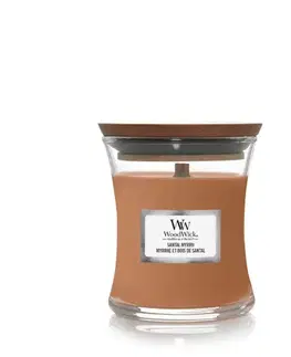 Stredná sviečka WoodWick Woodwick sviečka stredná Santal Myrrh