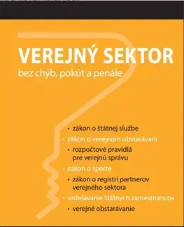 Zákony, zbierky zákonov Verejný sektor bez chýb, pokút a penále