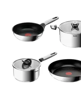 Panvice a hrnce Tefal - 6-dielna sada riadu EMOTION+ E327S655