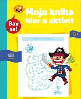 Pre deti a mládež - ostatné Moja kniha hier a aktivít 5+
