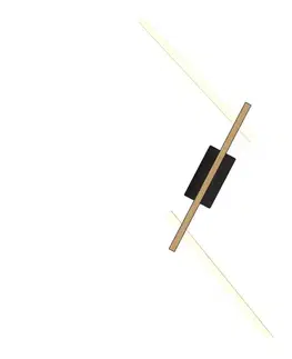 Svietidlá Wofi 7021-306- LED Stmievateľné nástenné svietidlo RIMINI LED/40W/230V hnedá/čierna 7021-306