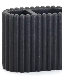 Kúpeľňové doplnky Pohár na zubné kefky PL-5539 sandblack