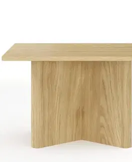 Konferenčné stolíky s úložným priestorom Konferenčný stôl Nabu H dub naolejovaný