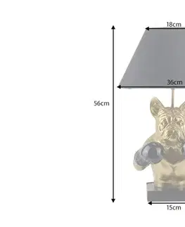 Osvetlenie Stolová lampa REX Dekorhome