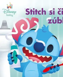 Leporelá, krabičky, puzzle knihy Stitch si čistí zúbky - Kolektív autorov