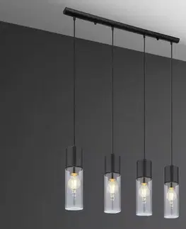 Moderné lampy do obývačky Luster 21000-4HB smoke LW4