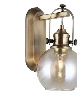 Svietidlá  Nástenné svietidlo POLINO 1xE27/40W/230V bronzové 341LCA1601