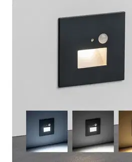 LED osvetlenie Greenlux LED schodiskové svietidlo s pohybovým senzorom LED/1,5W/230V 3000/4000/6000K antracit 
