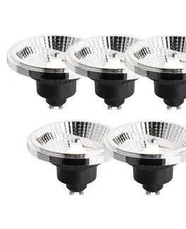 LED osvetlenie Sada 5 GU10 3-stupňových stmievateľných LED žiaroviek 111 mm 10,5 W 770 lm 3000 K