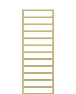 Radiátory do kúpeľne HOPA - Kúpeľňový radiátor PERTH zlatá farba - Farba radiátora - Zlatá, Rozmer radiátora - 250 × 940 mm, výkon 236 W, Typ pripojenia - Stredové 50 mm RADPER251084SP