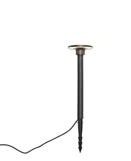 LED reflektory a svietidlá s bodcom do zeme Moderný bodový reflektor s hrotom čierny vrátane LED IP54 - Skyf