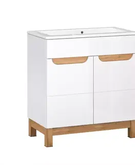 Skrinky pod umývadlo Kúpeľňová skrinka pod umývadlo Bafi 2D 80 cm