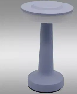 Lampy do obývačky Stolná lampa MARIA 49015 BLUE USB LB1