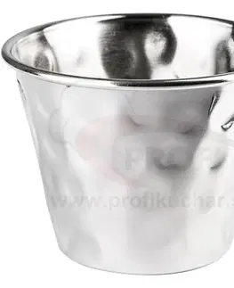 Miniatúry na servírovanie  Misky mini dip 5,7cm – s tepaným kladivovým efektom