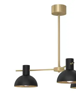 Svietidlá  Luster na tyči ESTATE MINI 3xE27/15W/230V čierna 4289